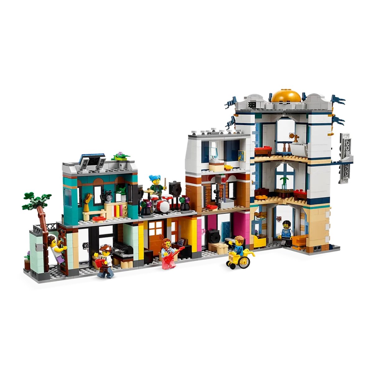 Creator 3 en 1 La grand-rue multicolore, LEGO