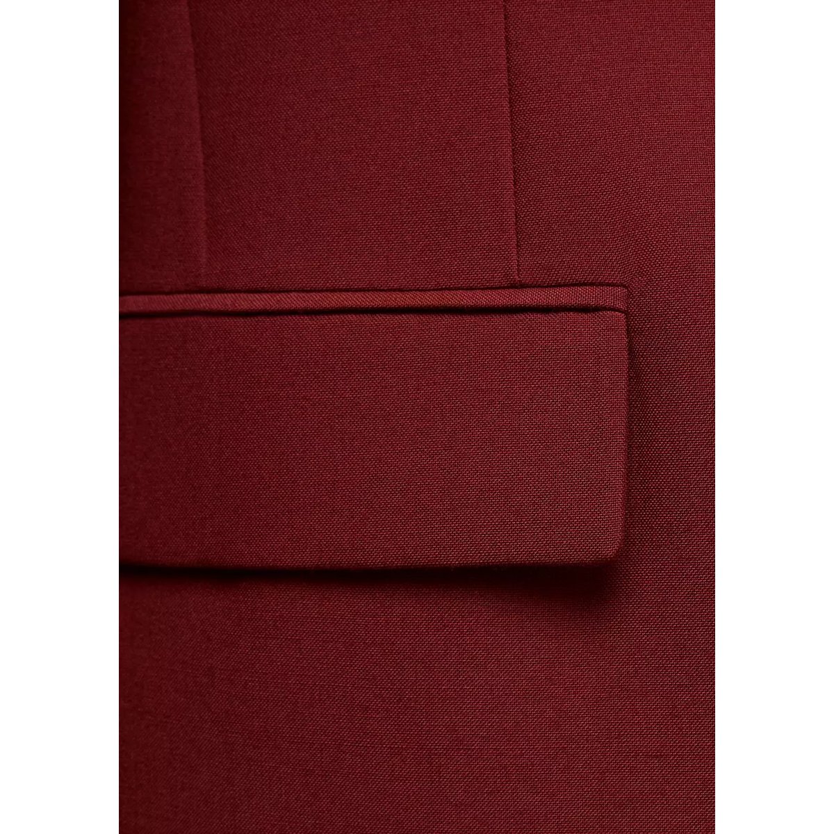 Blazer costume laine lie de vin, MANGO