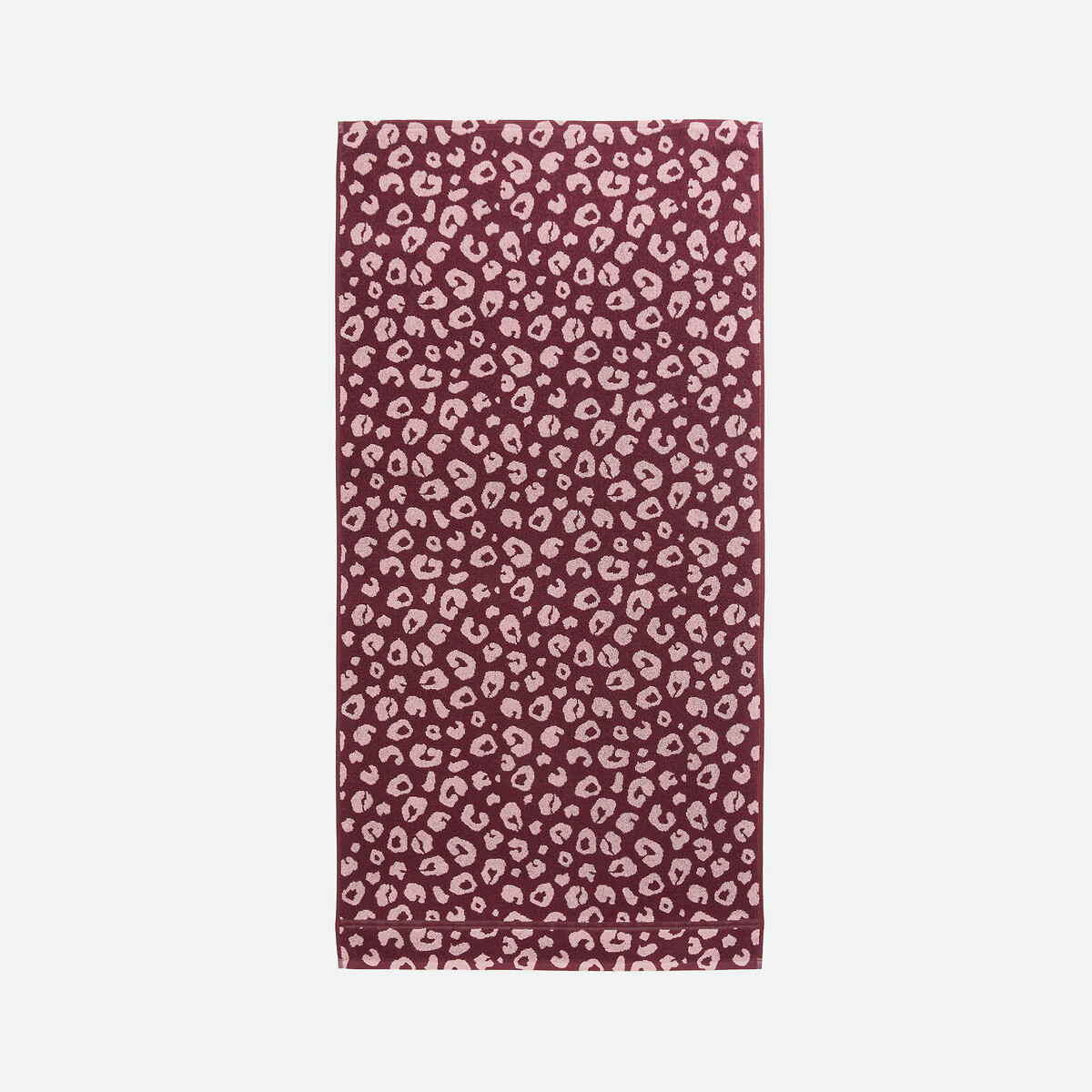 Maxi-Badetuch Zani leopard bordeauxrot, LA REDOUTE INTERIEURS
