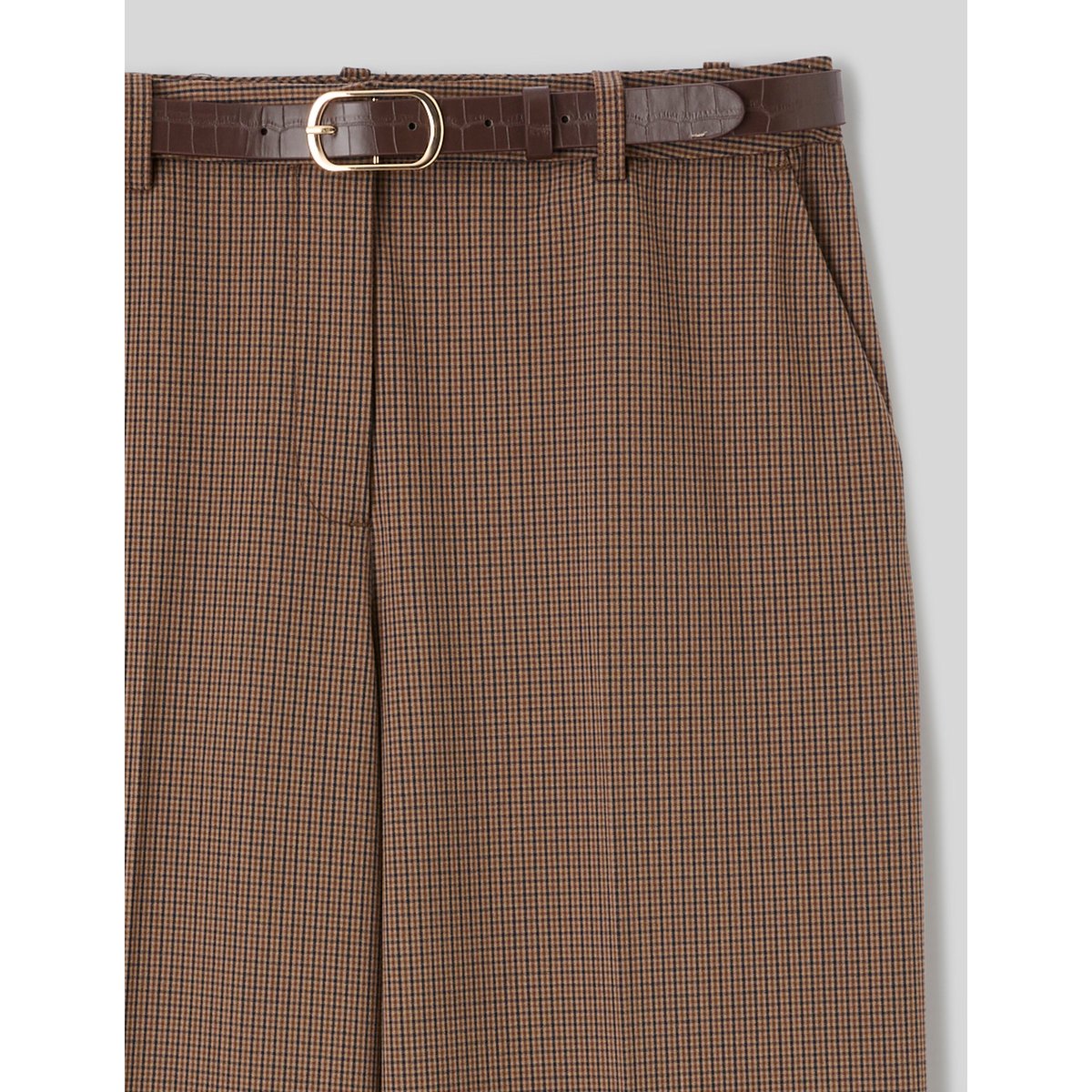 Pantalon large ceinturé brown, BZB