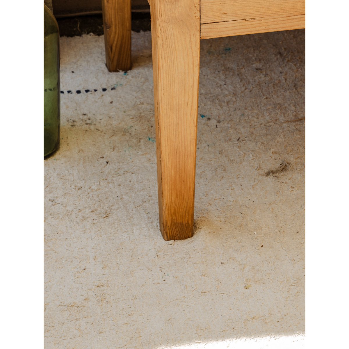 Table basse en bois Léonie N°1059 - Bon état bois clair, DEBONGOUT
