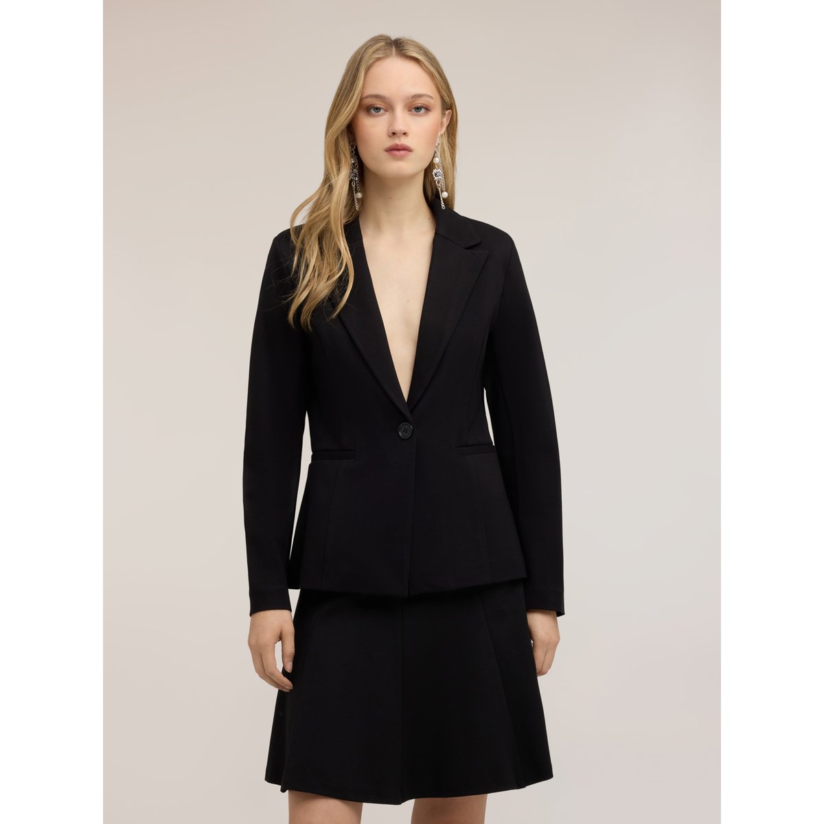 Blazer croisé noir, MOTIVI