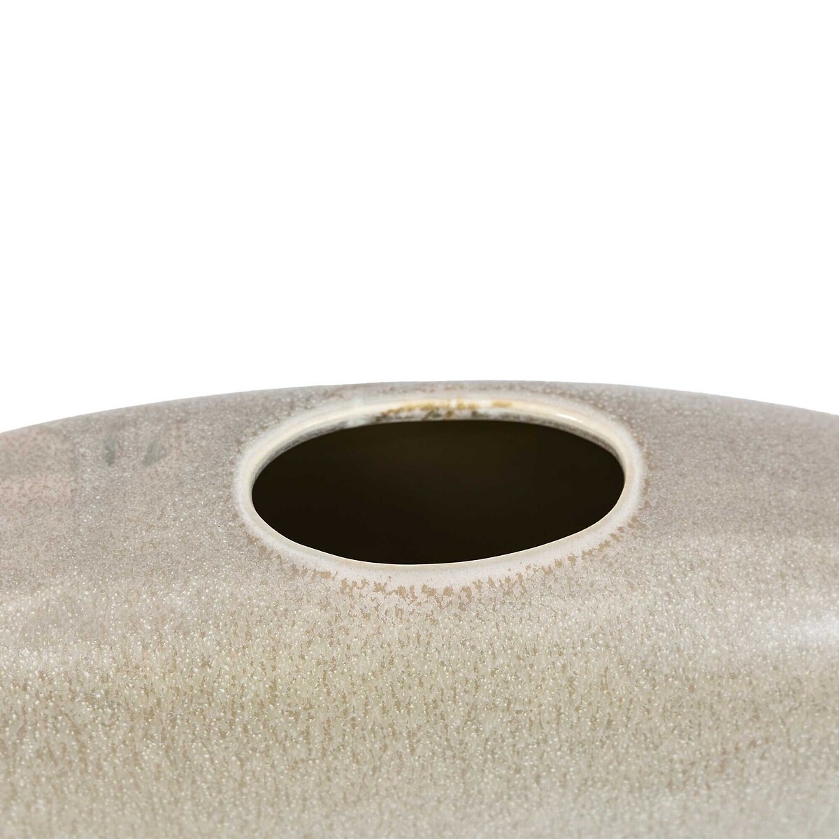 19cm Wide Pebble Vase grey, ÉDITÉ