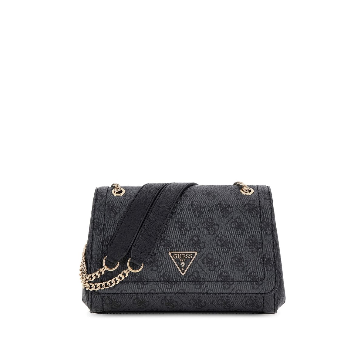 Mini Sac À Bandoulière Noelle Logo 4G noir multi, GUESS