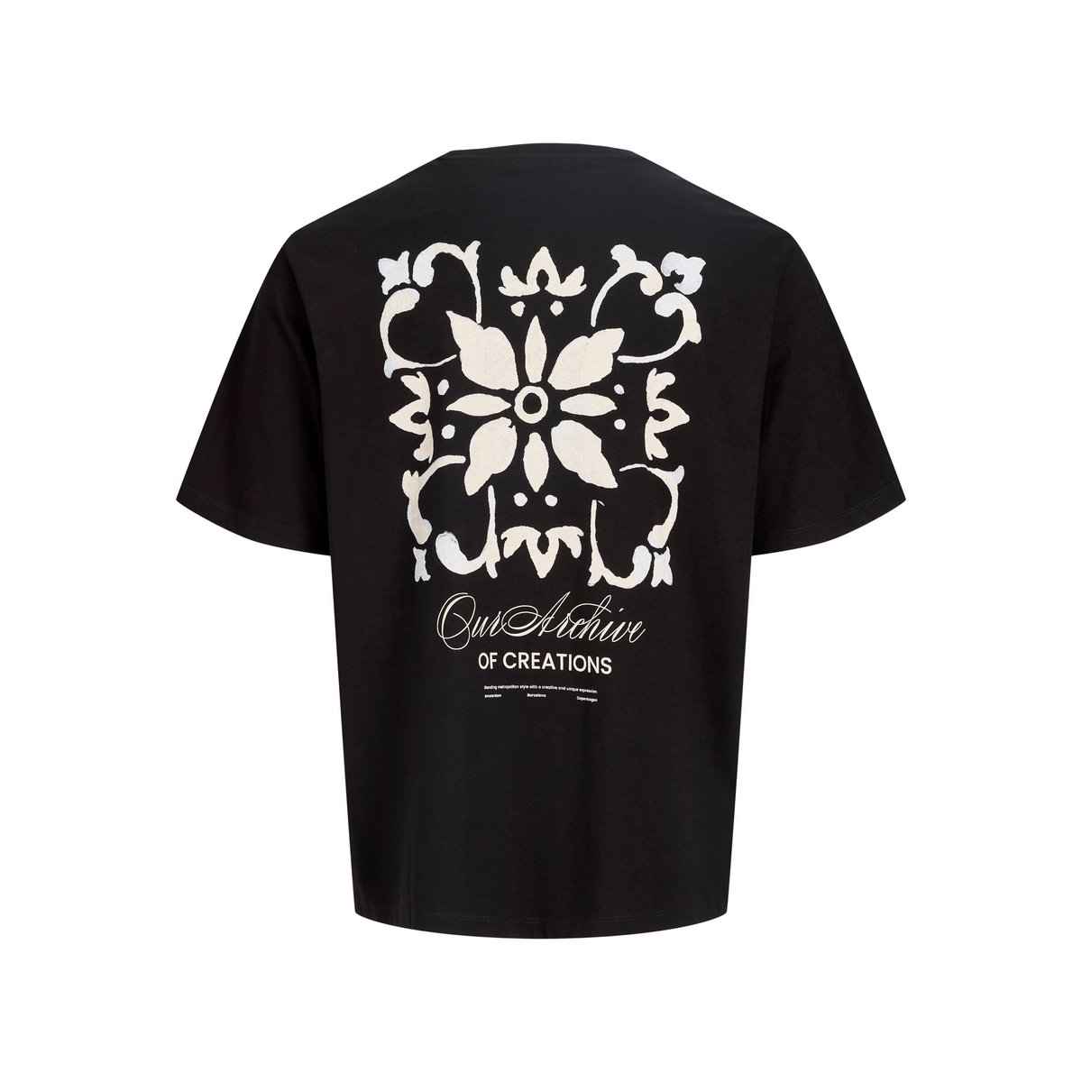 T-Shirt noire - black, JACK & JONES JUNIOR