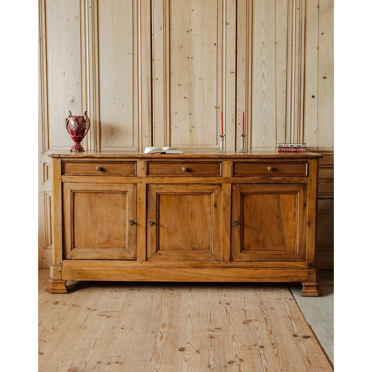 Enfilade en bois Margaret N°471 - Bon état bois foncé, DEBONGOUT