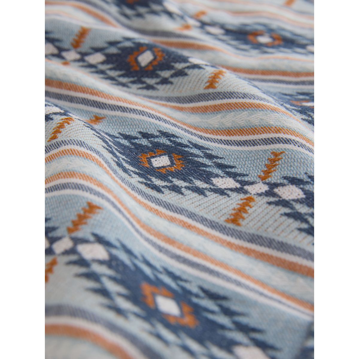 Chemise décontractée à motif style navajo bleu, NEXT