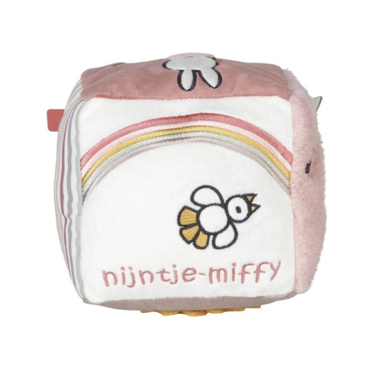 Cube d'activités 15cm - Miffy Fluffy rose et blanc, MIFFY