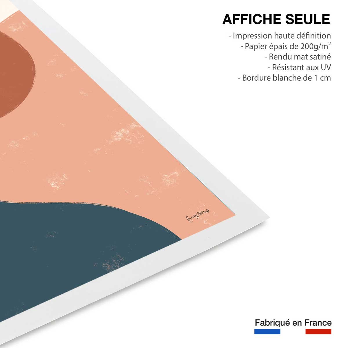 Affiche Couleurs du sud affiche seule, HEXOA
