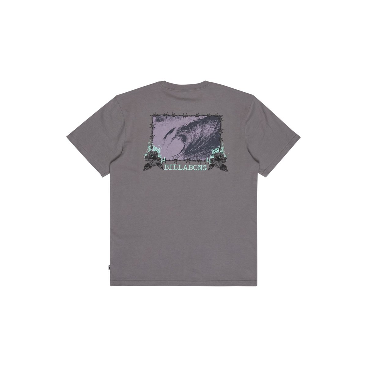 T shirt manches courtes RETRO POSTER gris pewter, BILLABONG