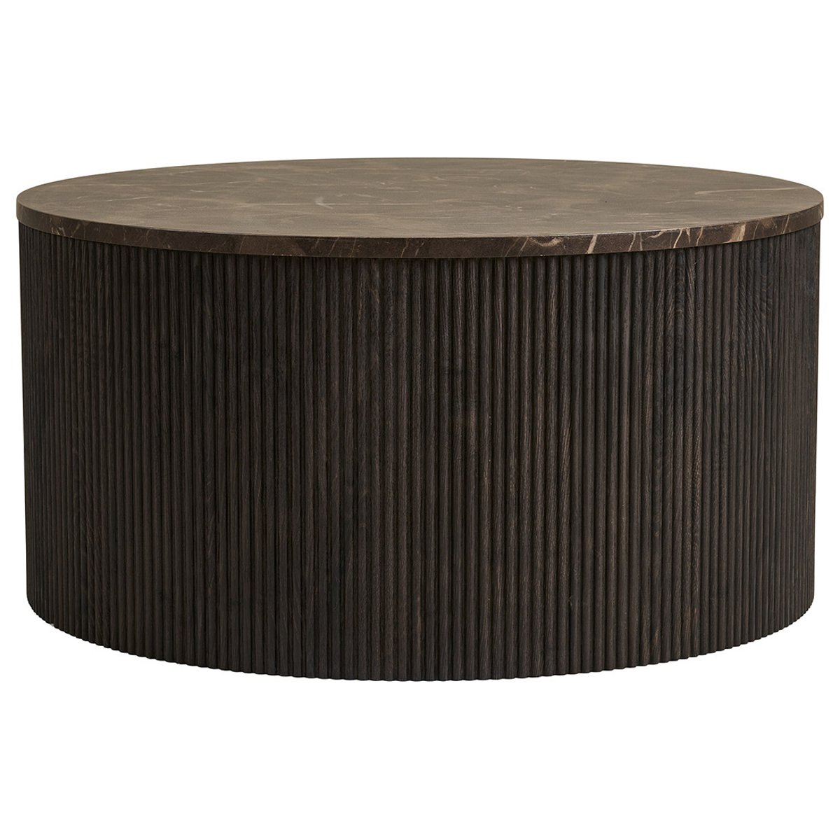 Table basse plateau effet marbre, FINN marron, BEST MOBILIER