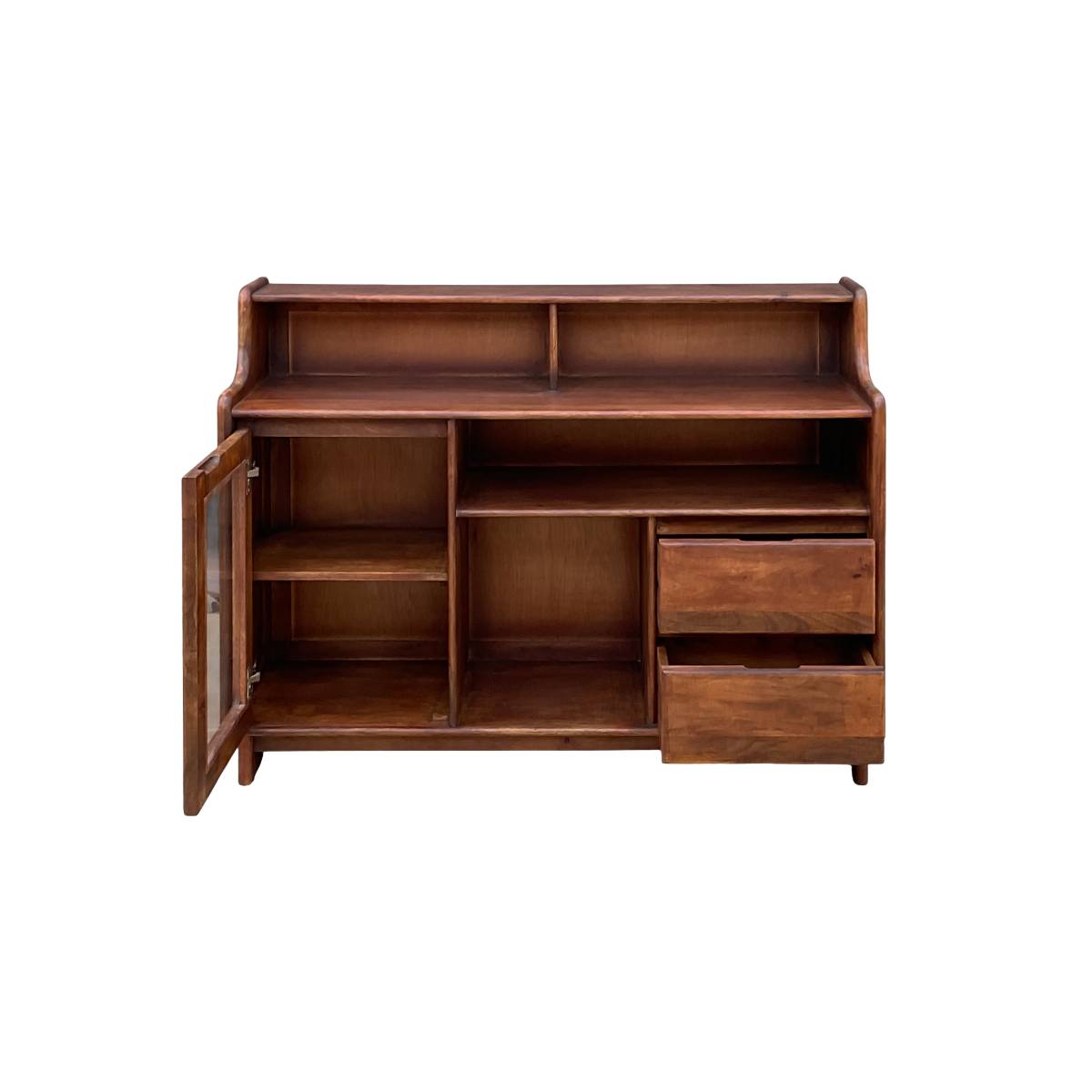 Buffet comptoir en bois de manguier ARNO bois foncé, MADE IN MEUBLES