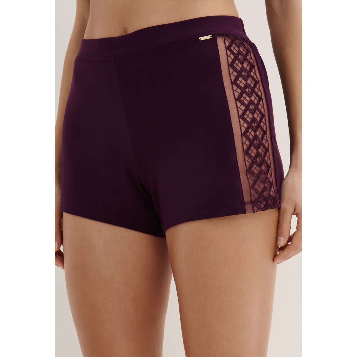 Culotte shorty Sweet Obsession deep berry, AUBADE