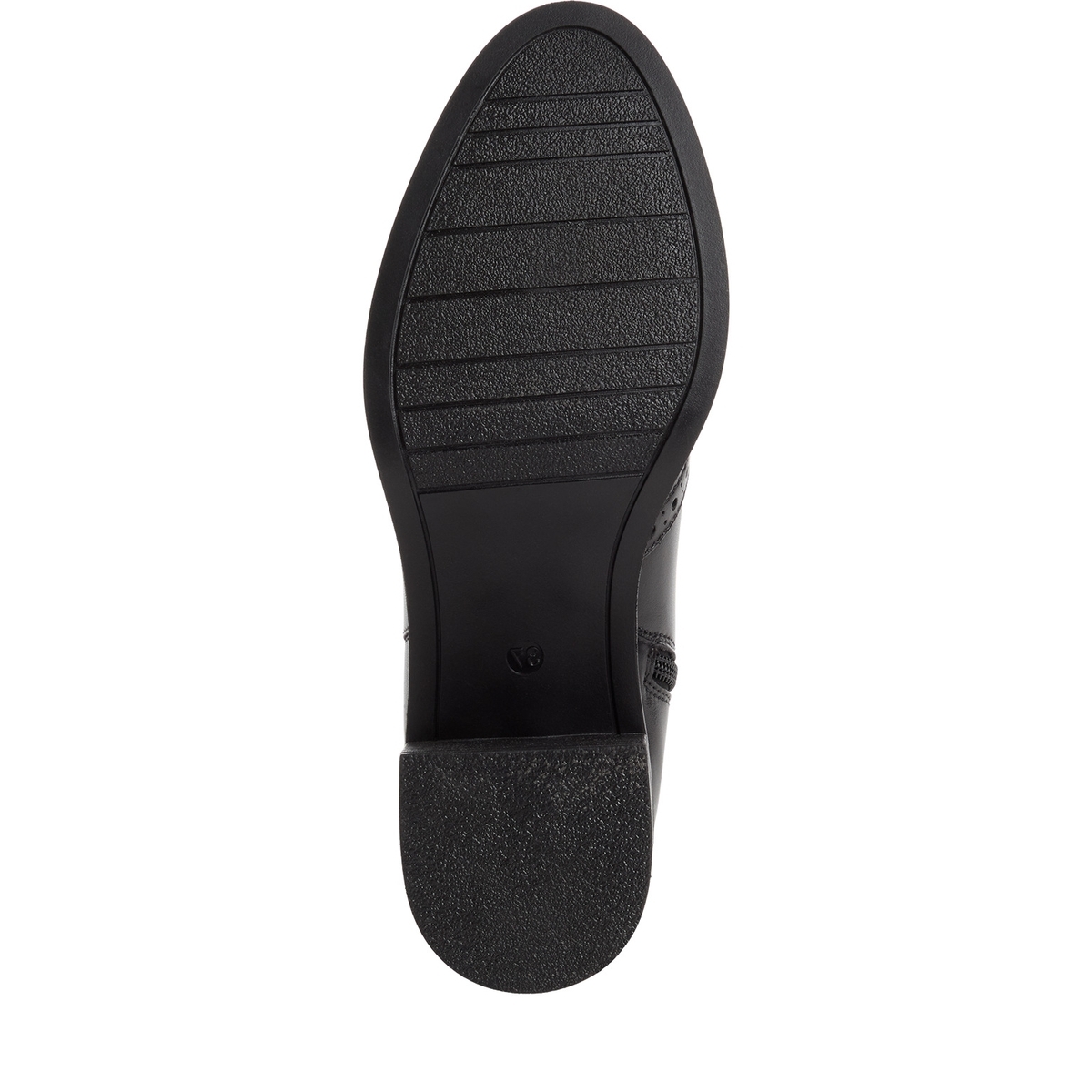 Bottine Chelsea en cuir noir cuir, TAMARIS