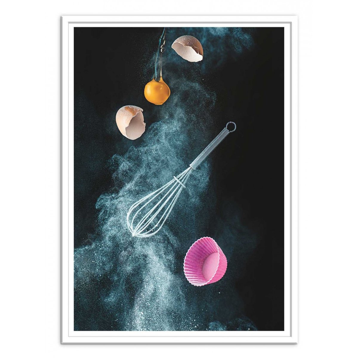 Affiche d’art et cadre noir 50 x 70 cm - Kitchen mess - Dina Belenko affiche d'art, WALL EDITIONS