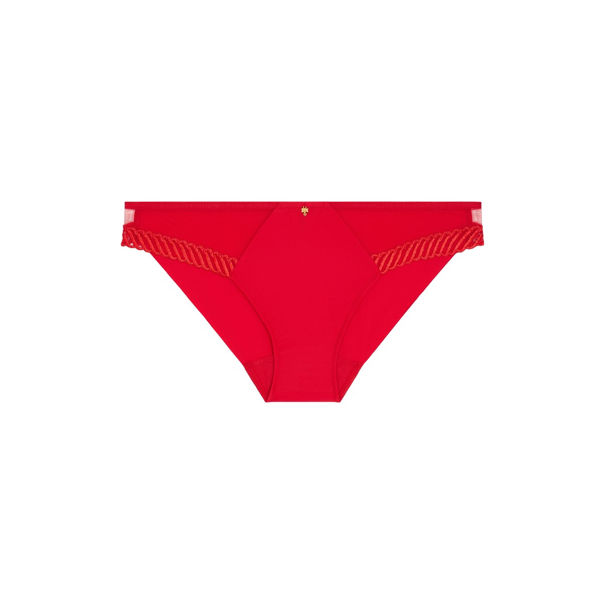 Culotte bresilienne Sheer Emotion. rouge, AUBADE