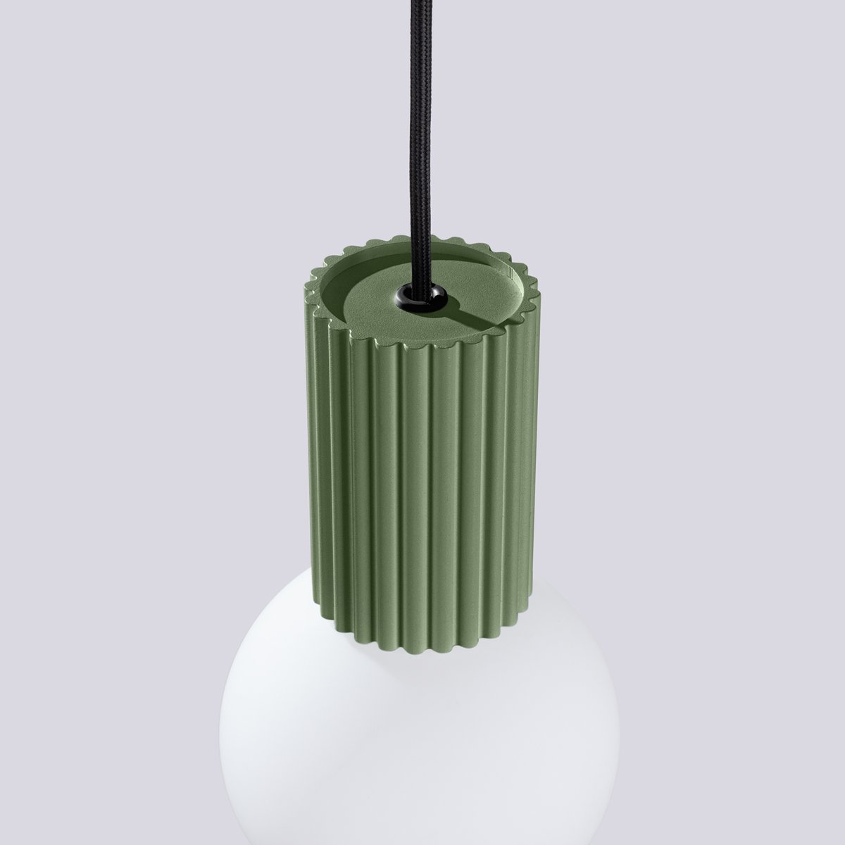 Suspension Aluminium Vert Olive G9 1 Halo vert, EDEN
