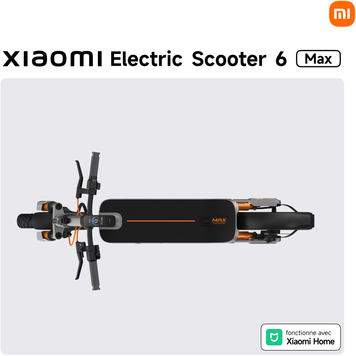 Trottinette électrique Electric Scooter 6 Max Noir noir, XIAOMI