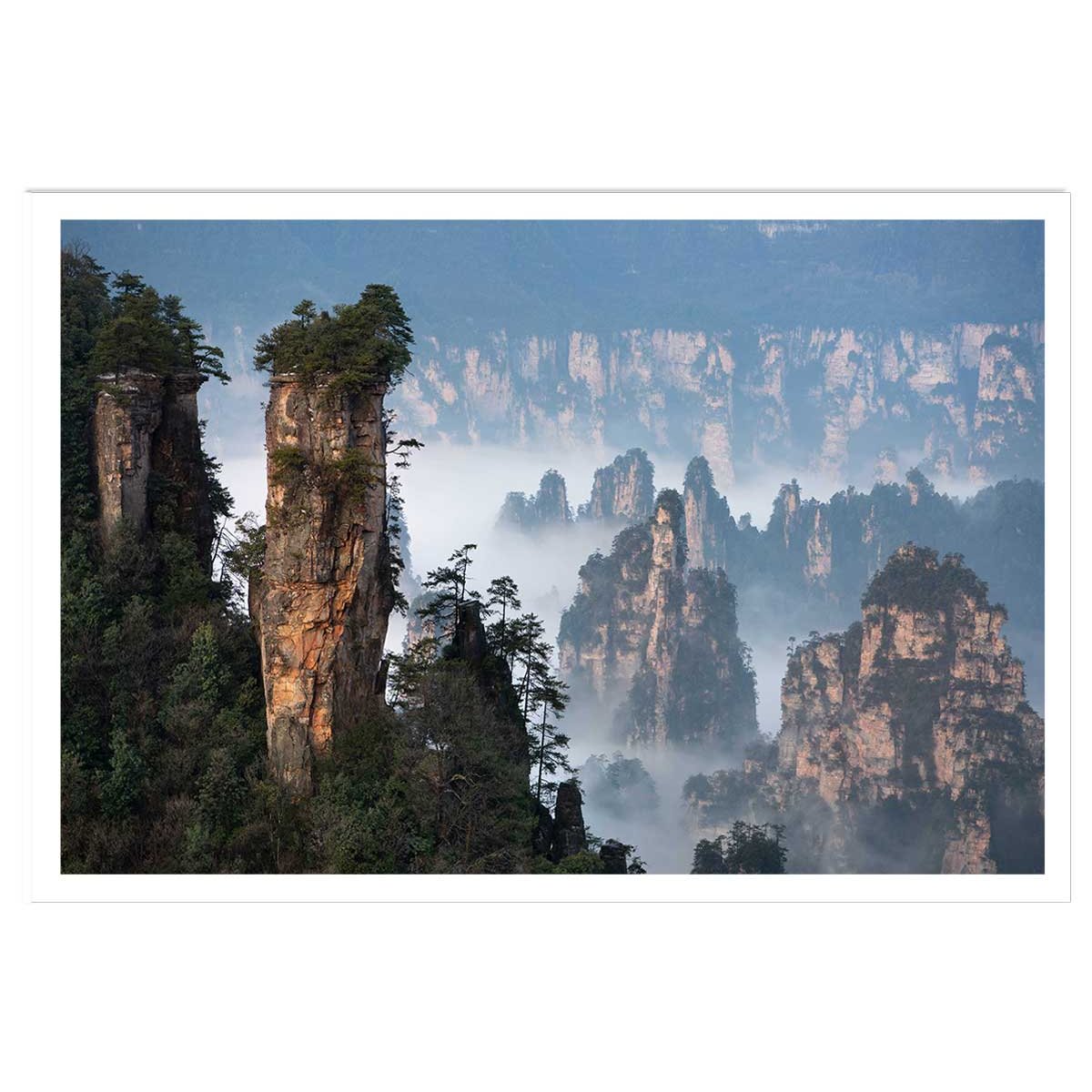 Affiche Roches en Asie affiche seule, HEXOA