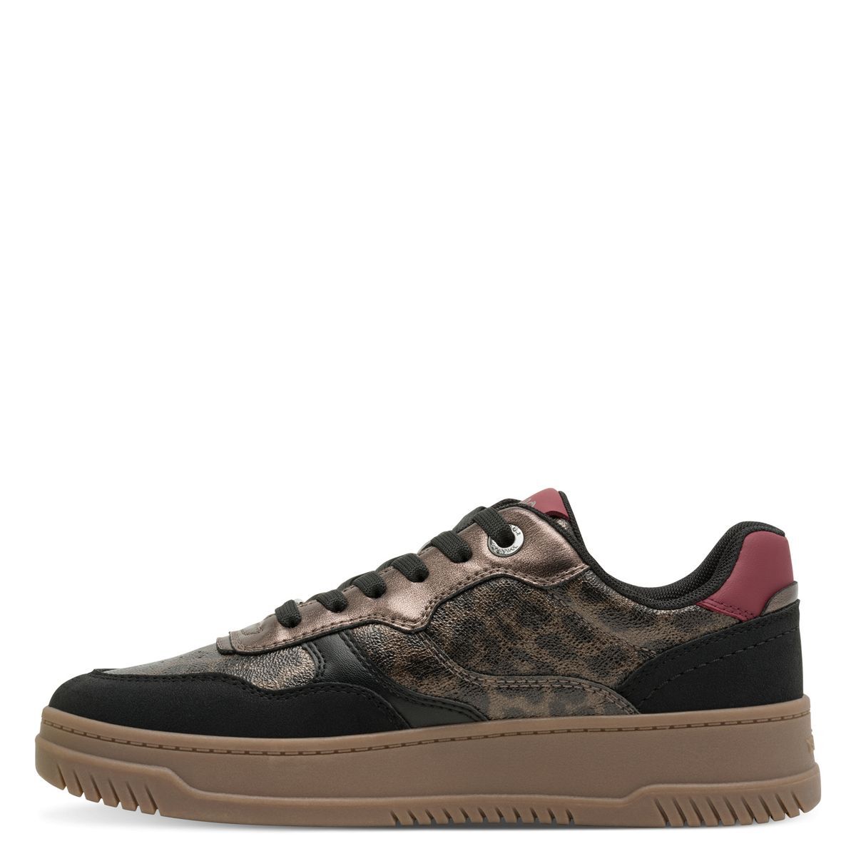 Basket femme marron leopard multicolore laque, S.OLIVER
