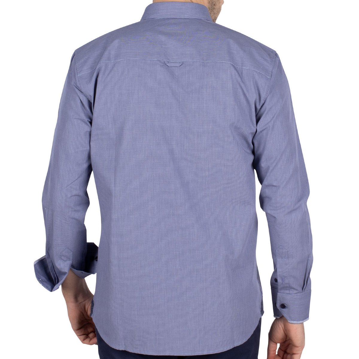 Chemise imprimé vichy navy navy, SHILTON