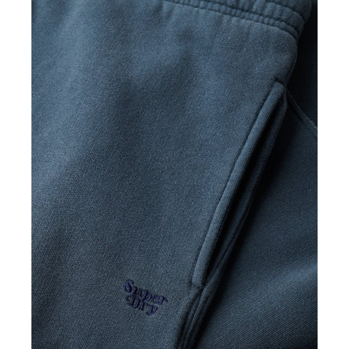 Pantalon de survêtement large délavé bleu marine éclipse, SUPERDRY
