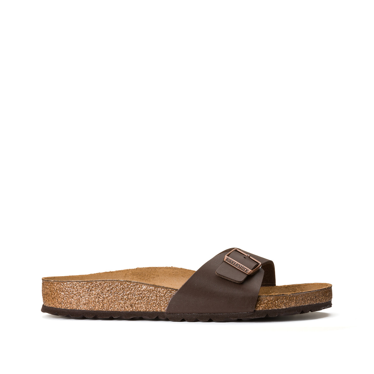 Chinelos de uma só tira, MADRID castanho escuro, BIRKENSTOCK
