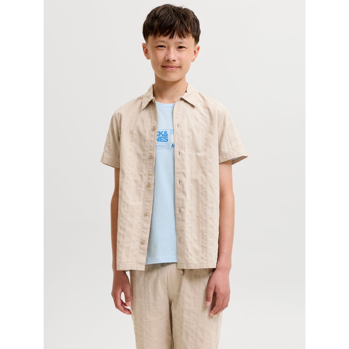 Chemise feather gray, JACK & JONES JUNIOR