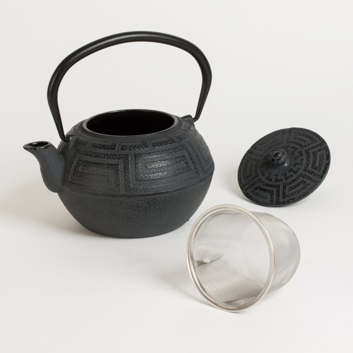 Théière en fonte avec filtre inox 1.2 l zen gris, TREND'UP