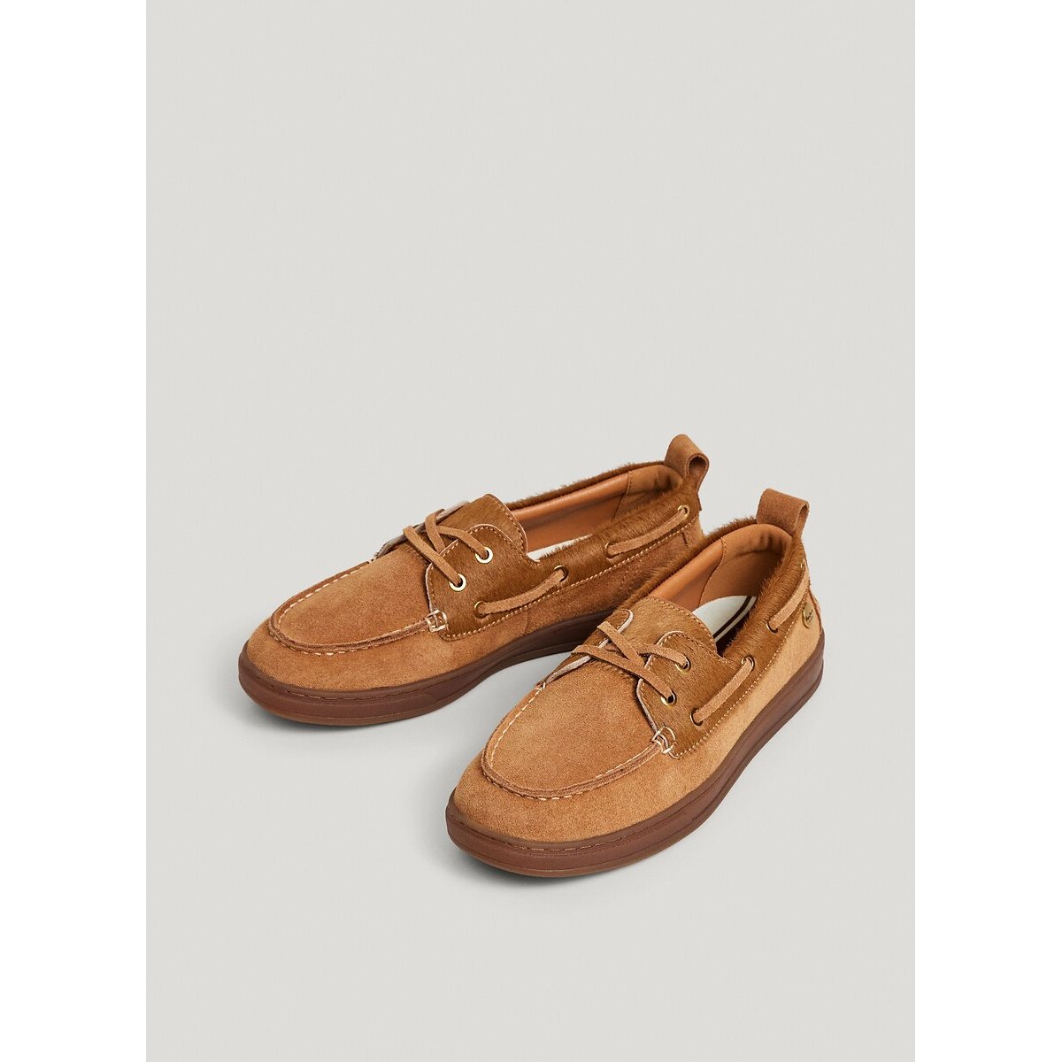 Mocasines de cuero, Ball Wild marrón, PEPE JEANS