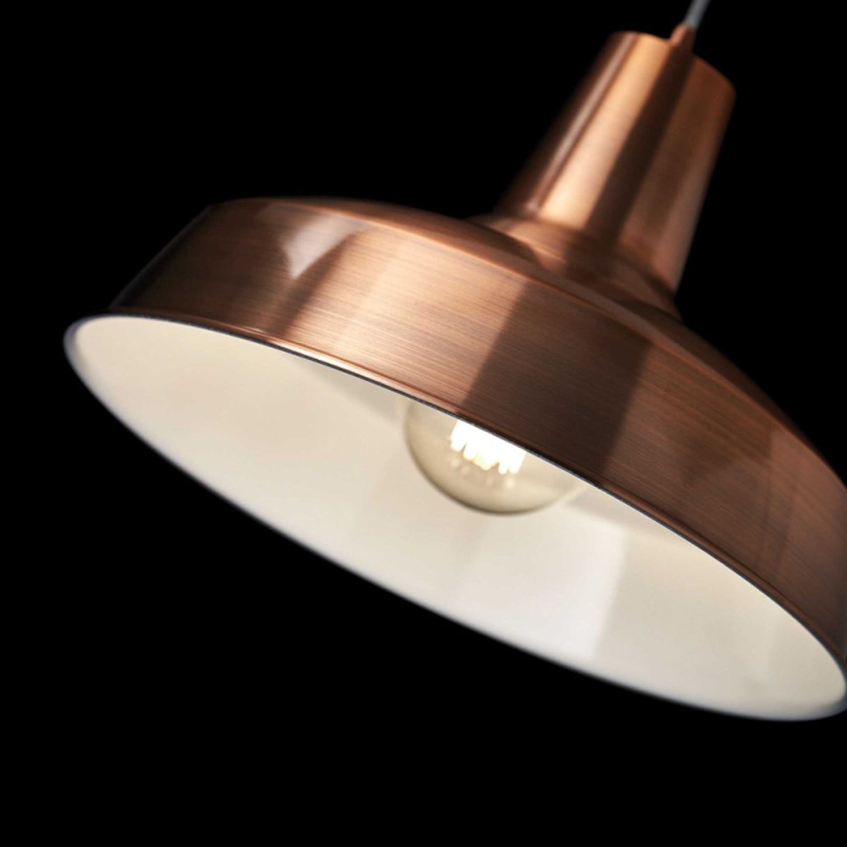 Suspension rétro cuivre Moby Diam.35 cuivré, MILLUMINE