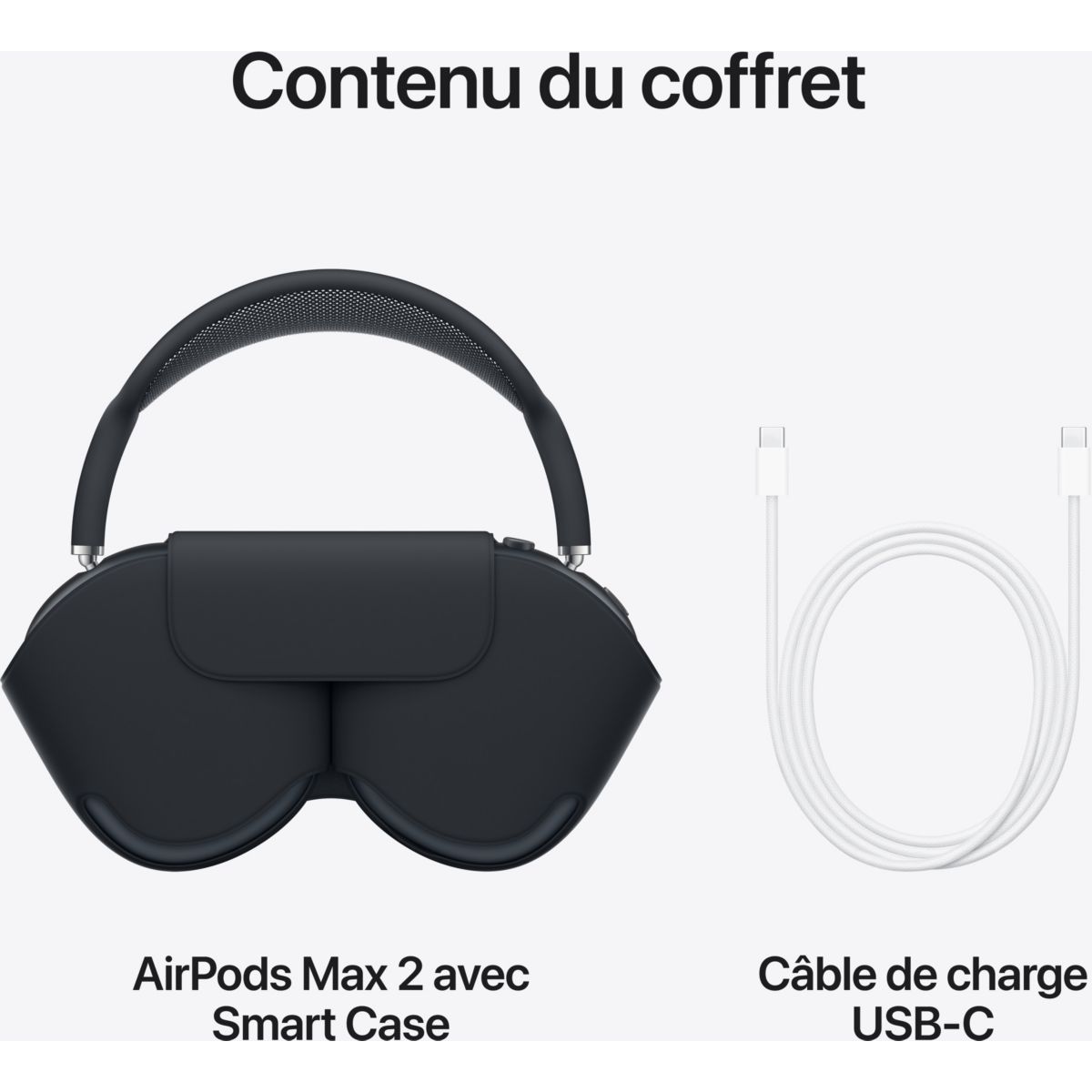 Casque AirPods Max 2 Mauve - Réduction de bruit active, charge USB-C couleur unique, APPLE