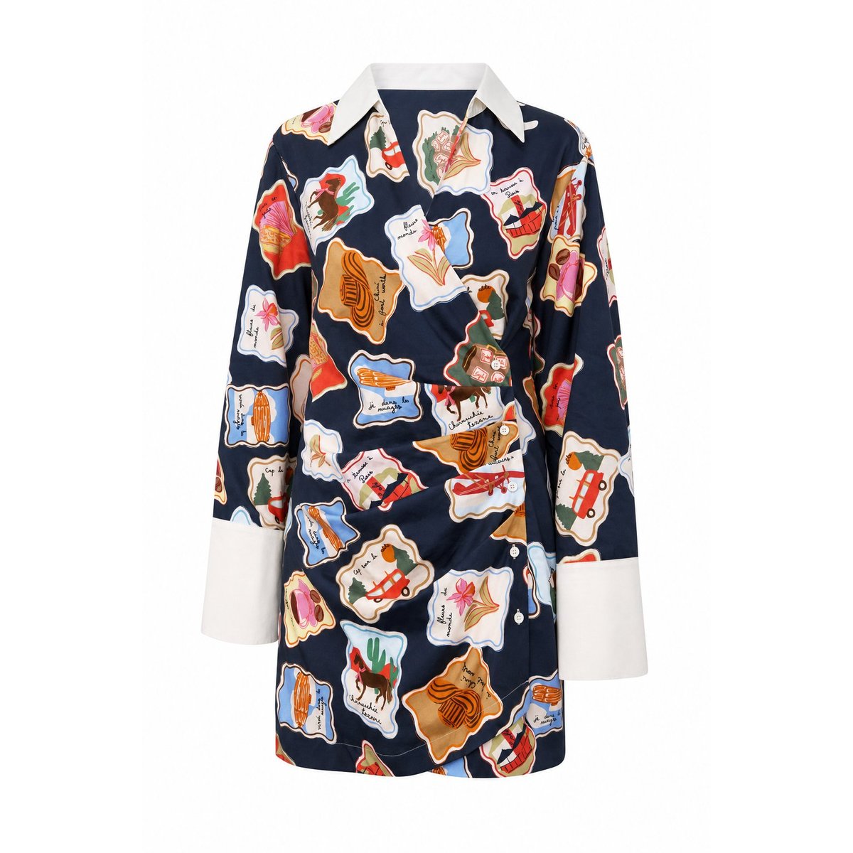 Robe Whitby en coton WHITBY timbres, FRNCH