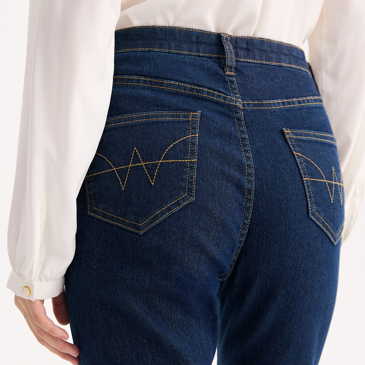 Bootcut jeans stoned blauw, ANNE WEYBURN