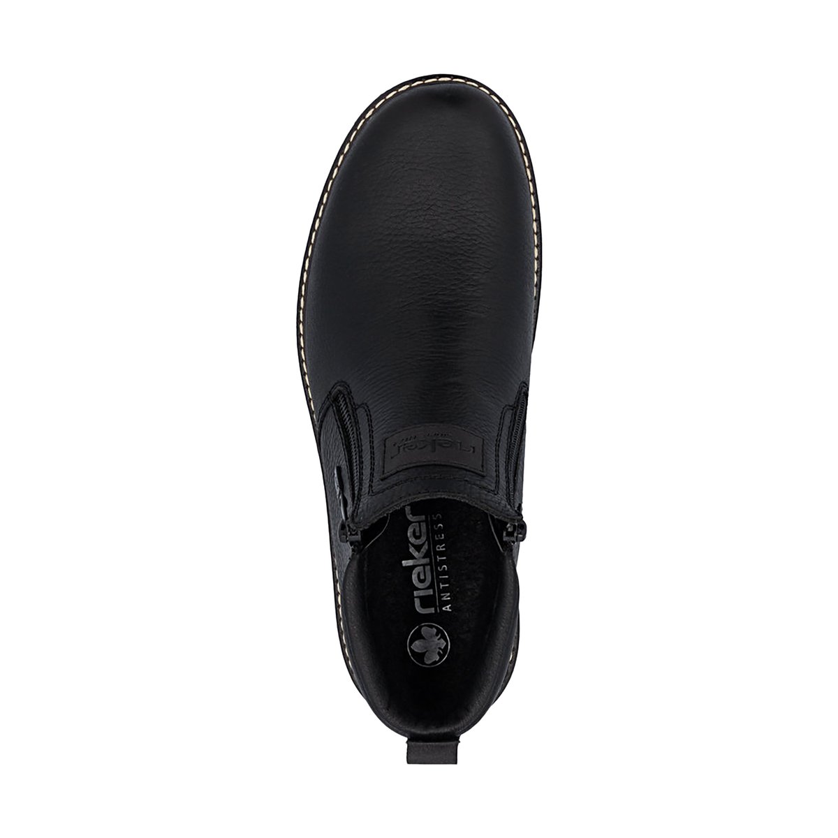 Boot Cuir Michigan noir, RIEKER