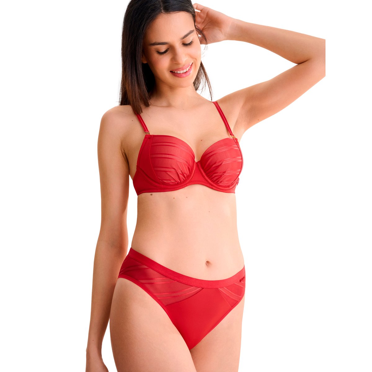 Soutien-gorge préformé PRINCESS rouge, LISCA