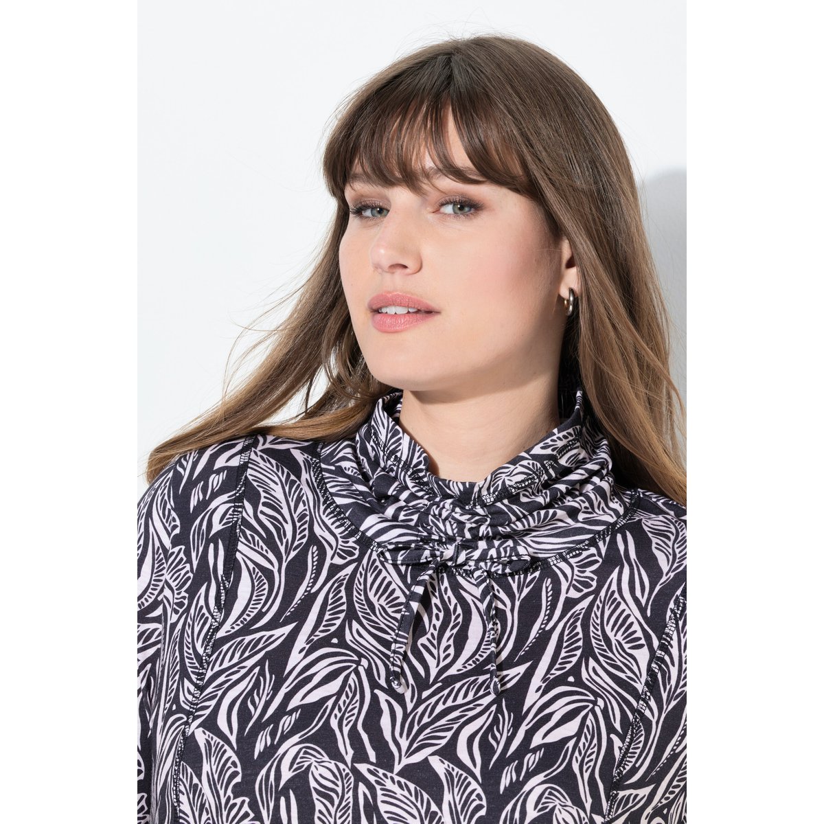 T-shirt en coton bio noir, ULLA POPKEN