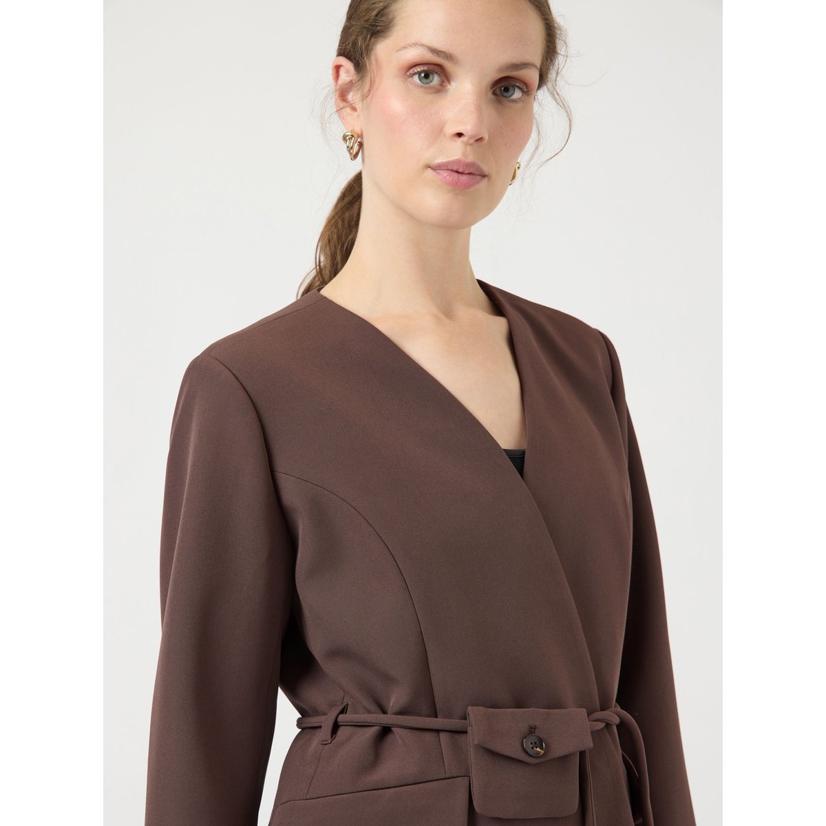 Blazer seal brown, YAS
