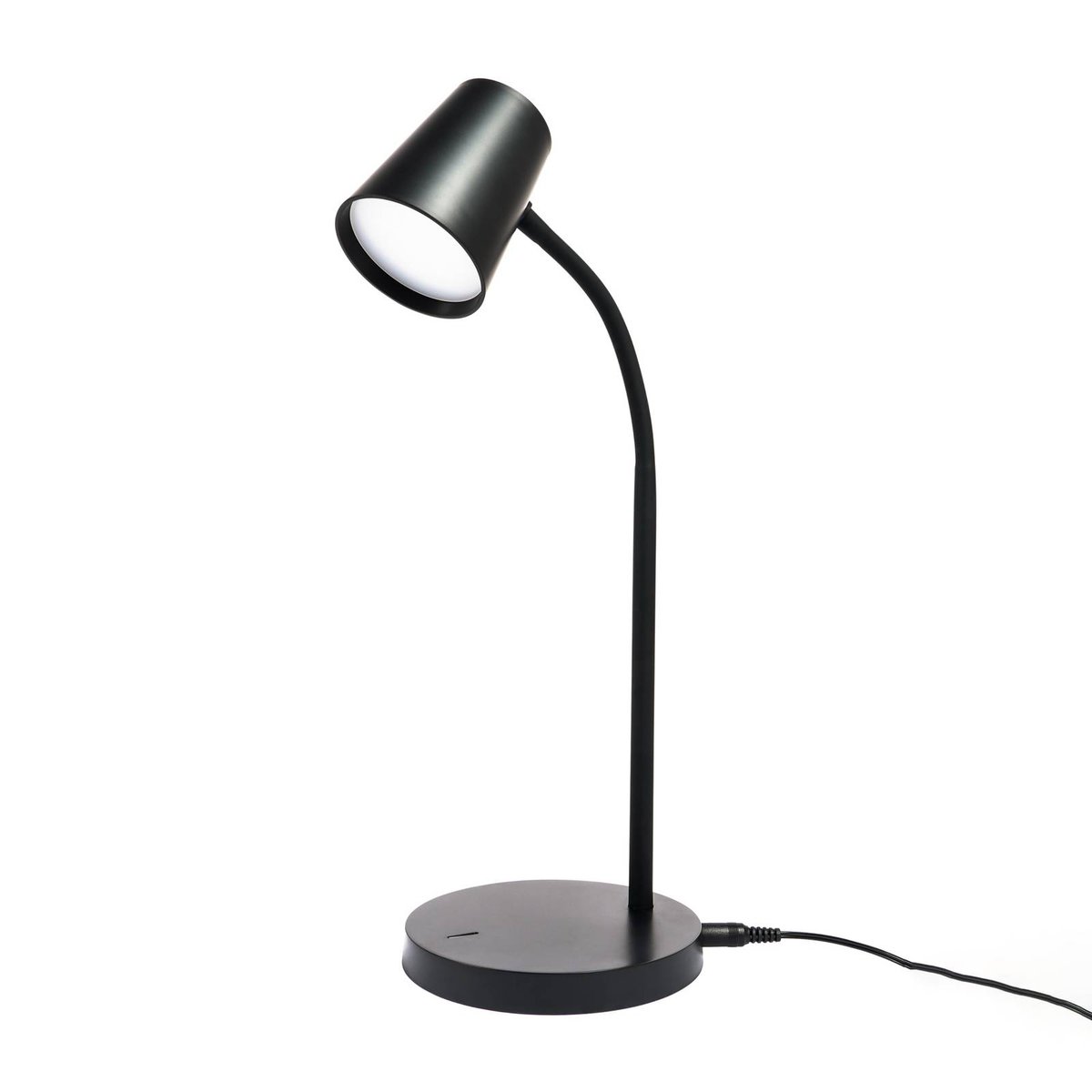 Lampe à poser moderneLED, Ailina noir, LINDBY