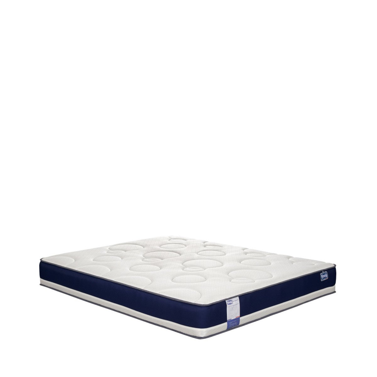 Matelas 100% ressorts, épaisseur 26cm, accueil moelleux- OXYGÈNE-S blanc, SIMMONS