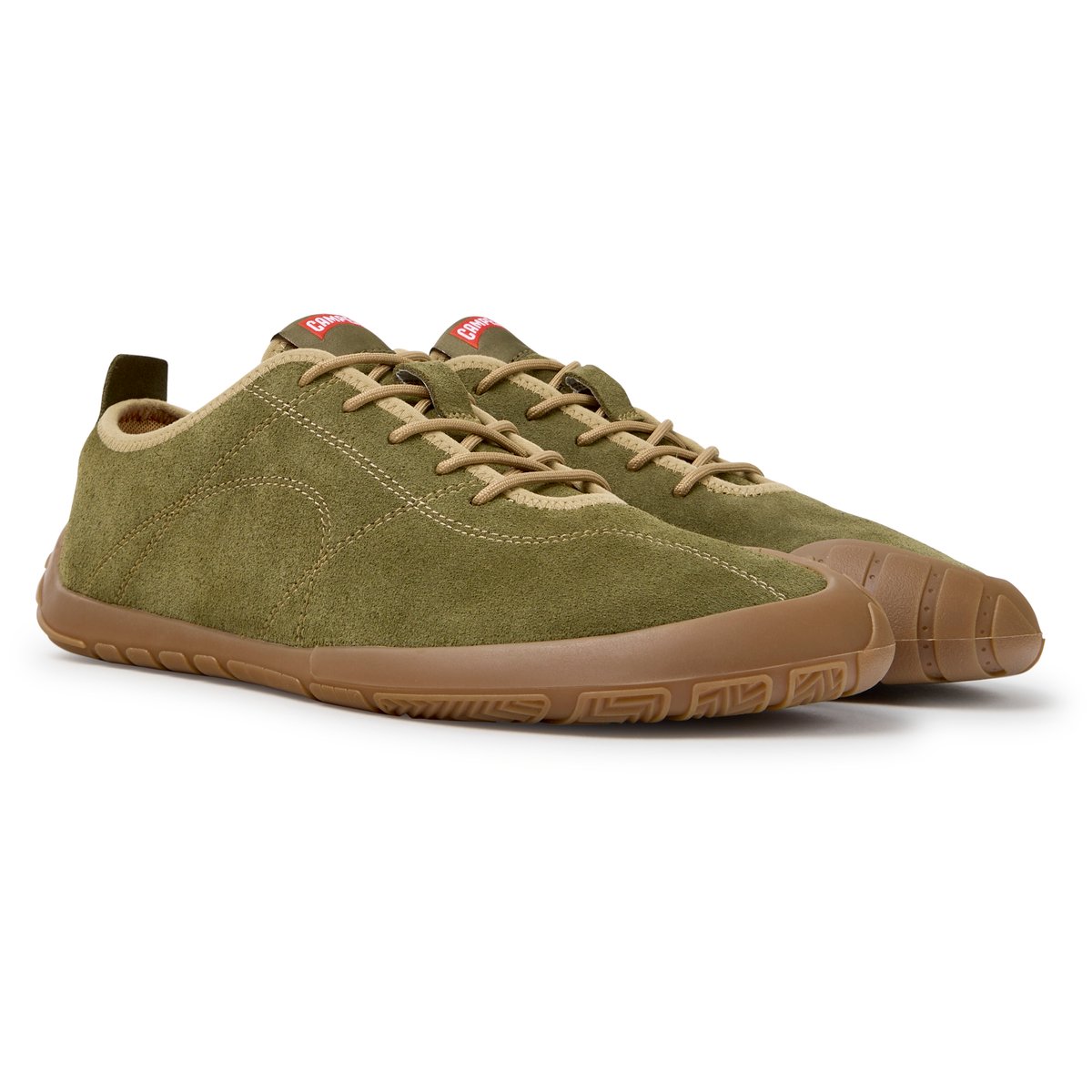Baskets Peu Path+ Suede Leather vert fonc06, CAMPER