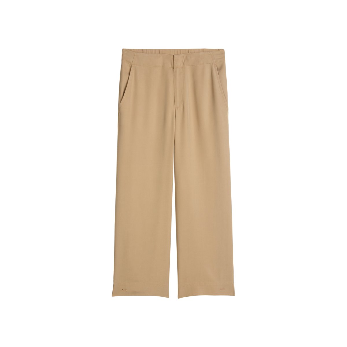 Pantalon relaxed en lyocell LENZING™ beige, MARC O’POLO DENIM