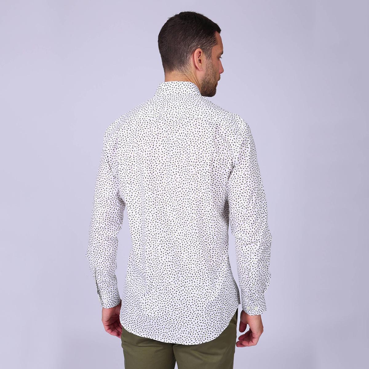 Chemise plumes Haster kaki, MISE AU GREEN