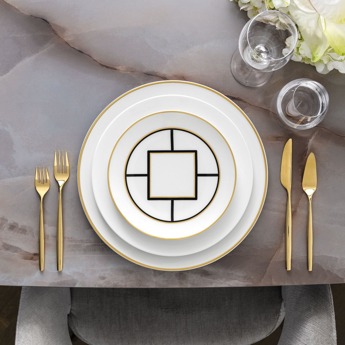 Assiette À Gâteau/Dessert 1 METROCHIC couleur unique, VILLEROY & BOCH SIGNATURE