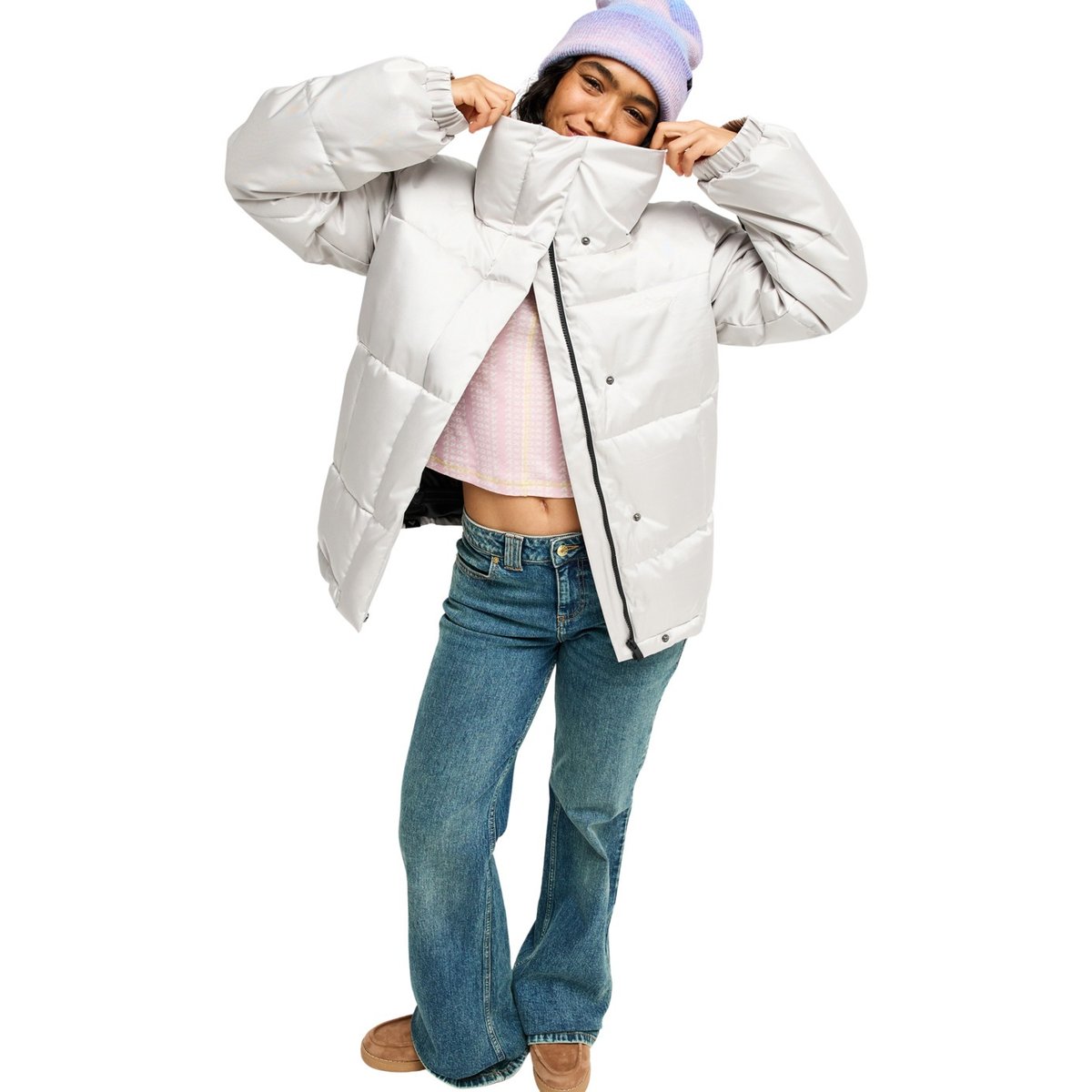 Veste de snow technique SNOW WINTER REBEL. gris silver, ROXY