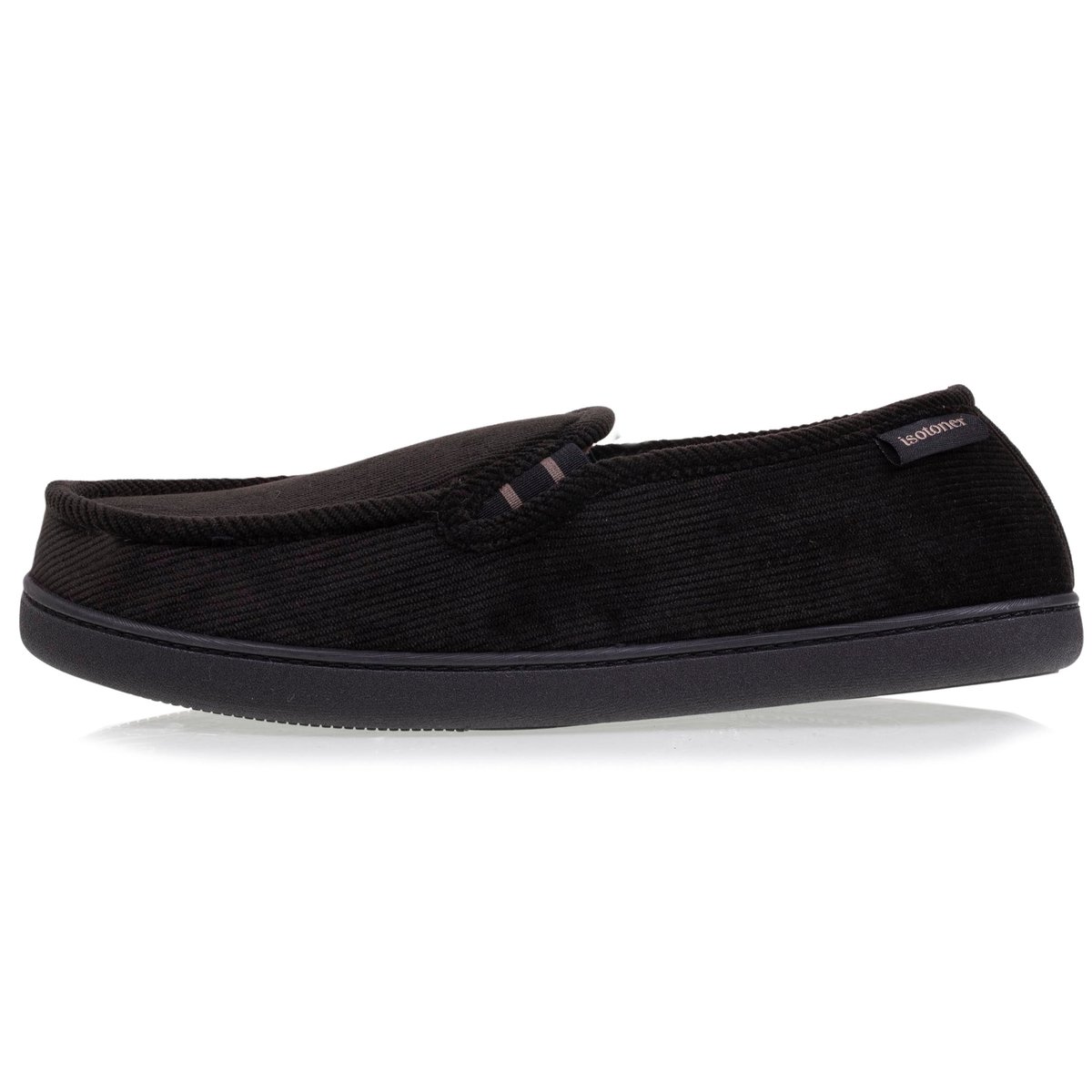 Chaussons Mocassins noir, ISOTONER