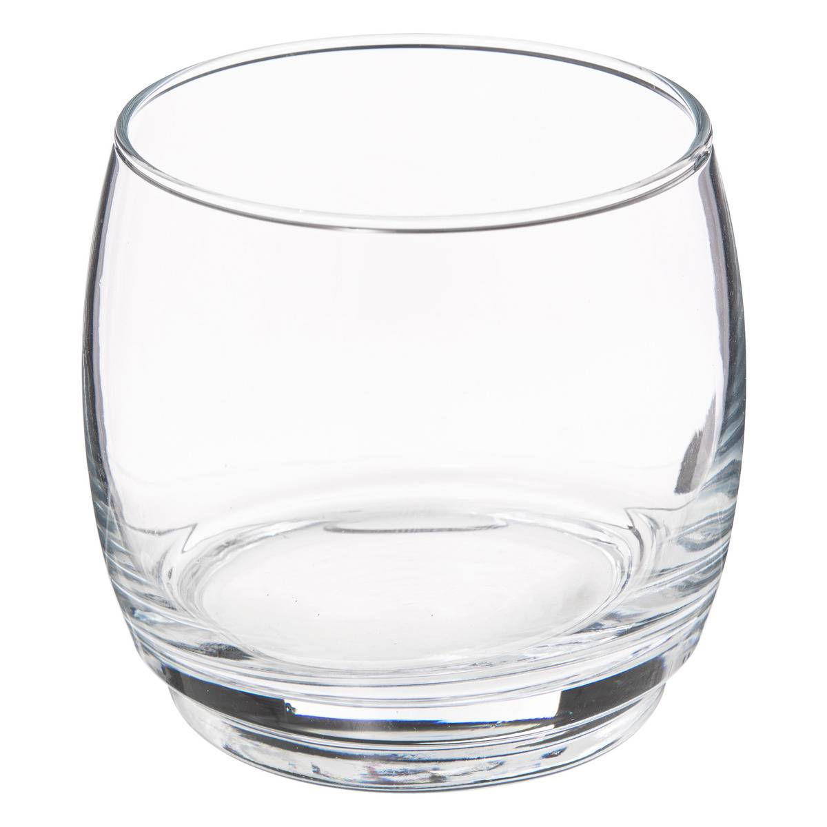 Lot de 6 verres bas en verre 32 cl EMPIL'EAU transparent, SECRET DE GOURMET