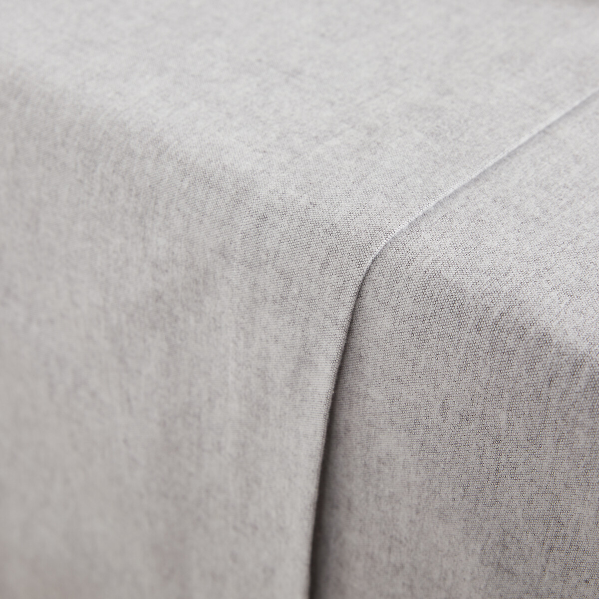 Lençol em flanela de algodão chambray, Clara cinzento mesclado, LA REDOUTE INTERIEURS