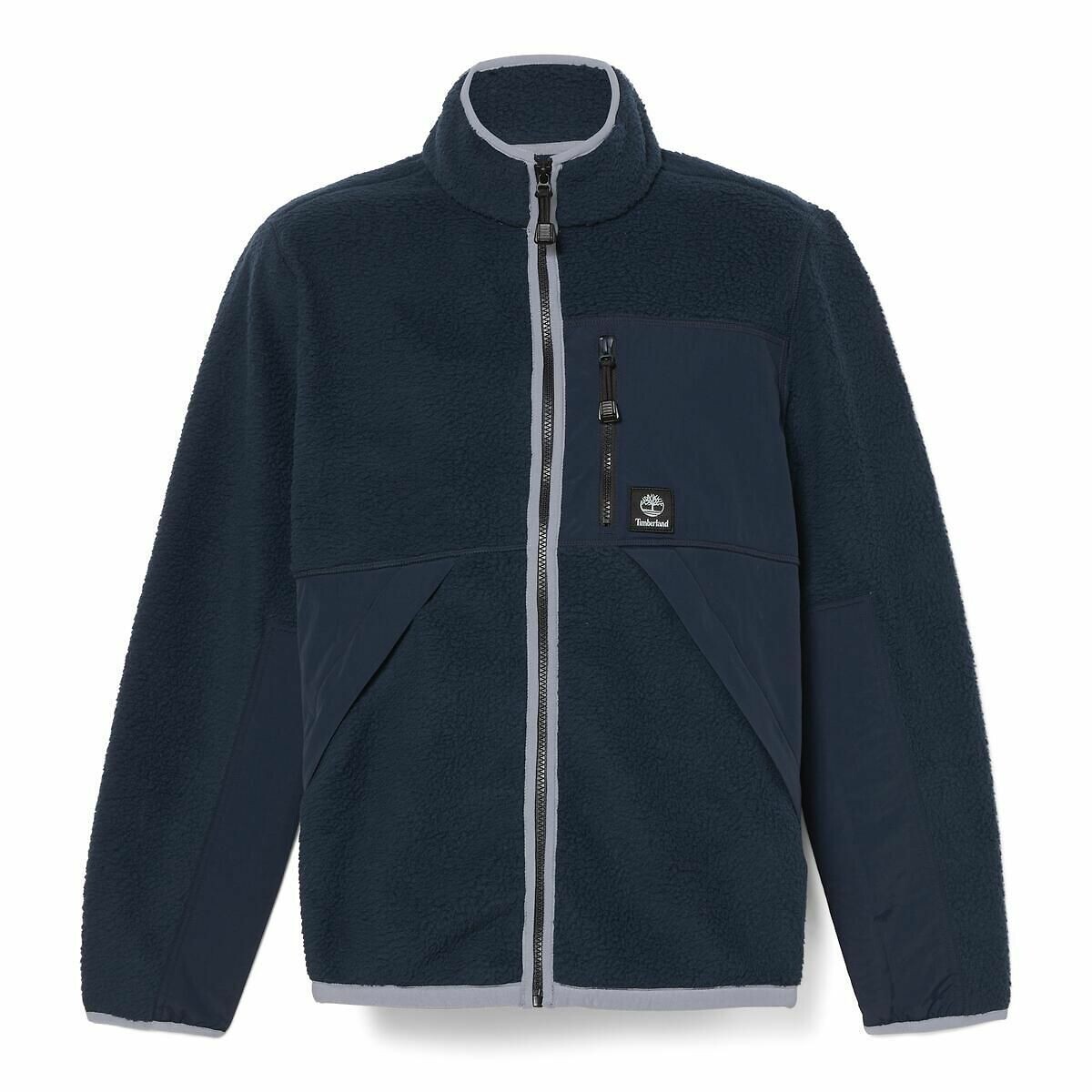 Sherpa Zip-Up Jacket navy blue, TIMBERLAND