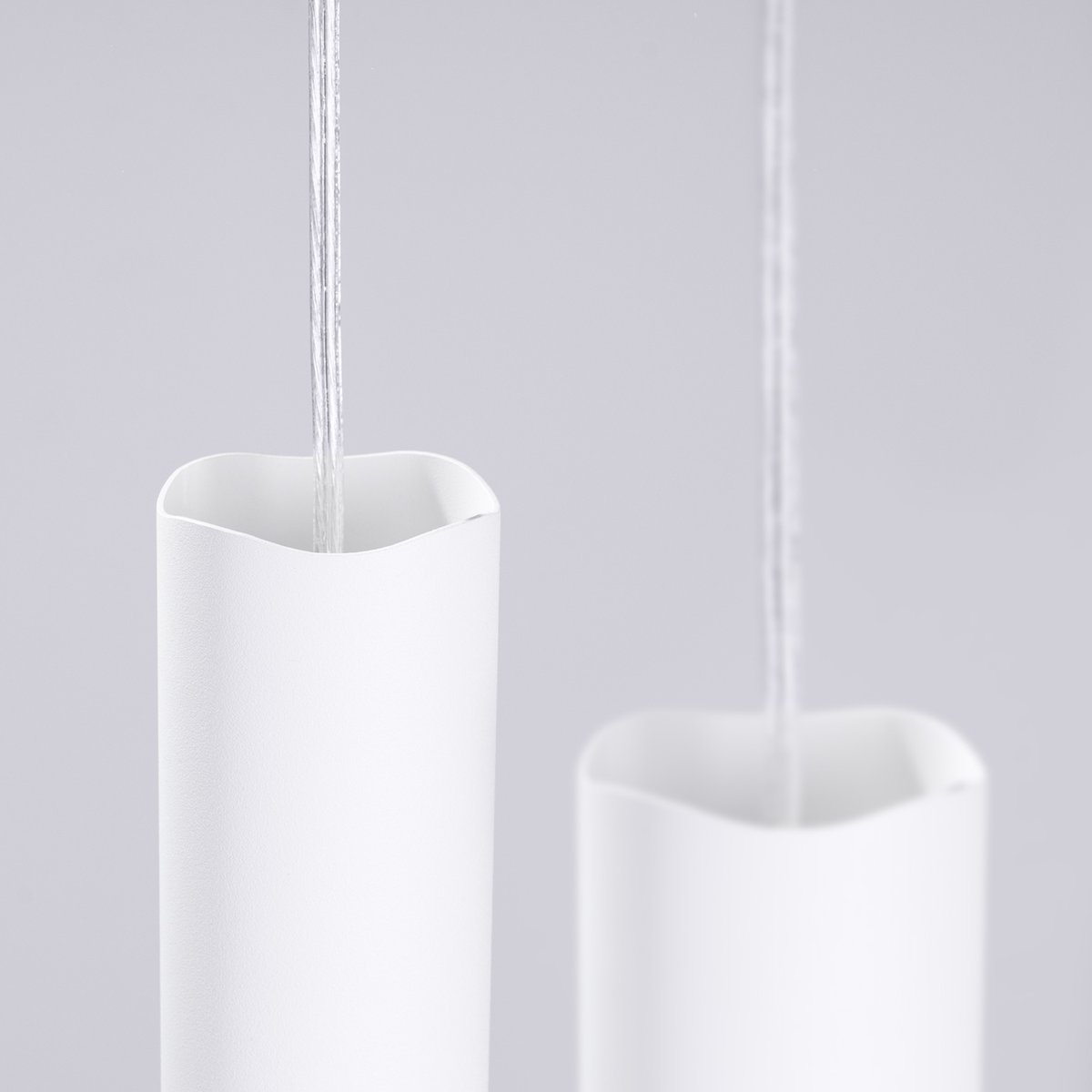 Suspension Acier Blanc GU10 3 Liro blanc, EDEN